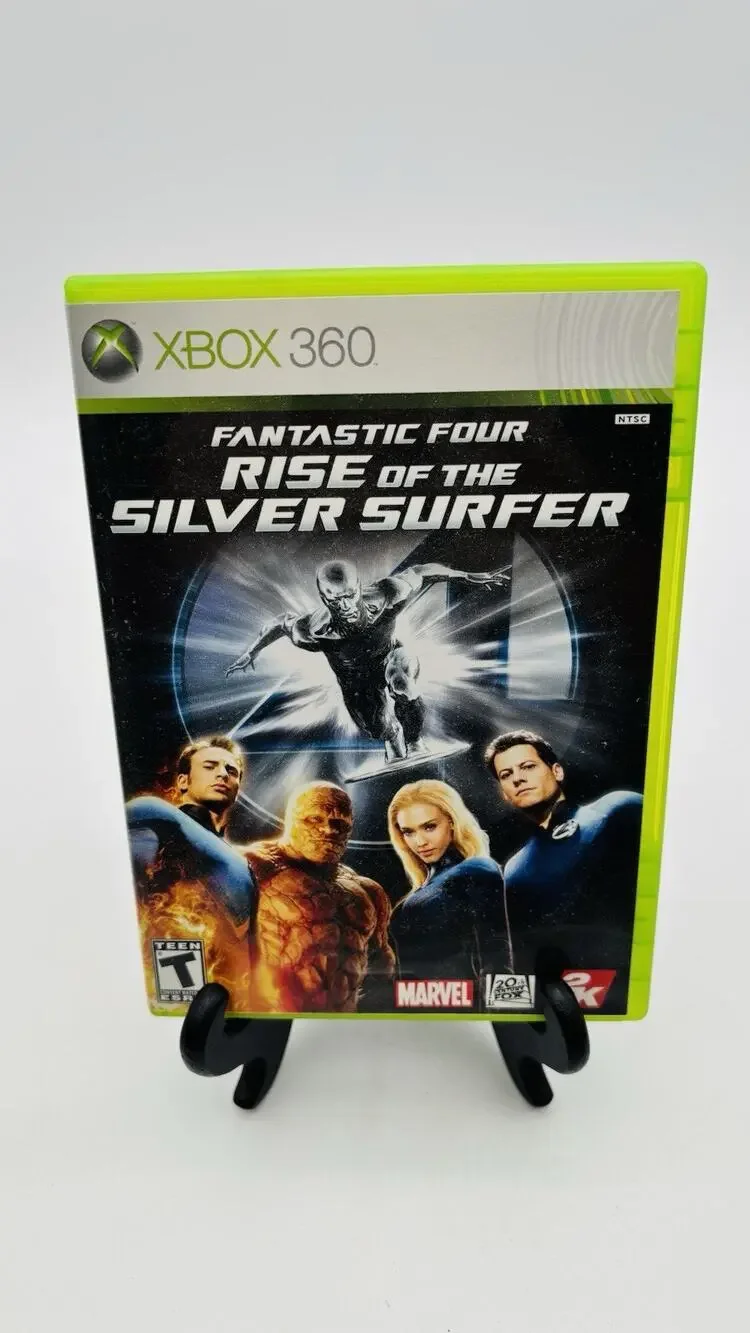 Fantastic Four Rise of the Silver Surfer Microsoft Xbox 360 COMPLETE Tested VG